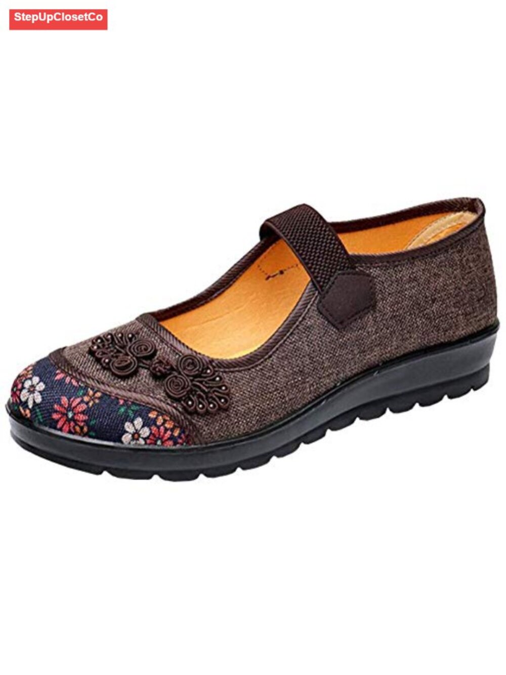 Women's Hollow Out Breathable Mary Jane Flats, Soft-Soled Slip-On Dance Shoes